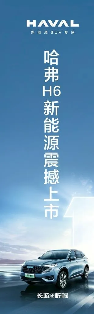 H6phev上市会道旗图片(2835x8504)psd模版下载