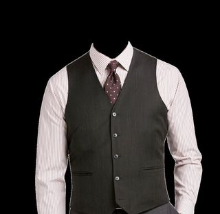 商务风高清证件照西装男装模板图片