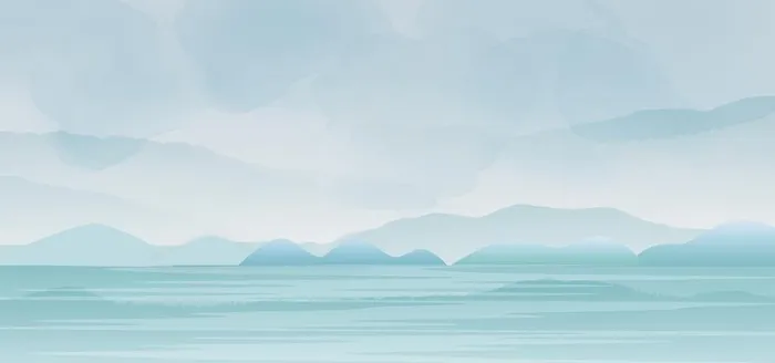抽象山水图片(7087x3543)psd模版下载