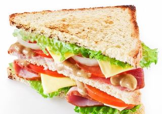 三明治背景图图片