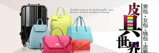 皮具箱包banner类目条图片