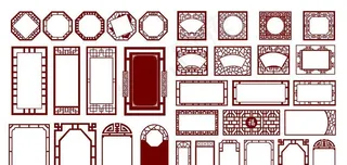 中式花纹边框图片