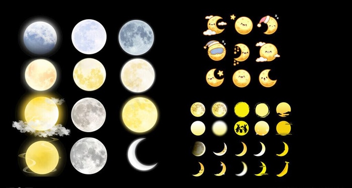月亮大全图片