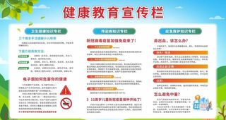 健康教育宣传栏图片