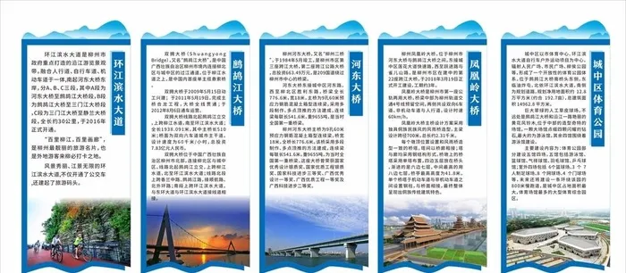 柳州风景景点简介图片cdr矢量模版下载