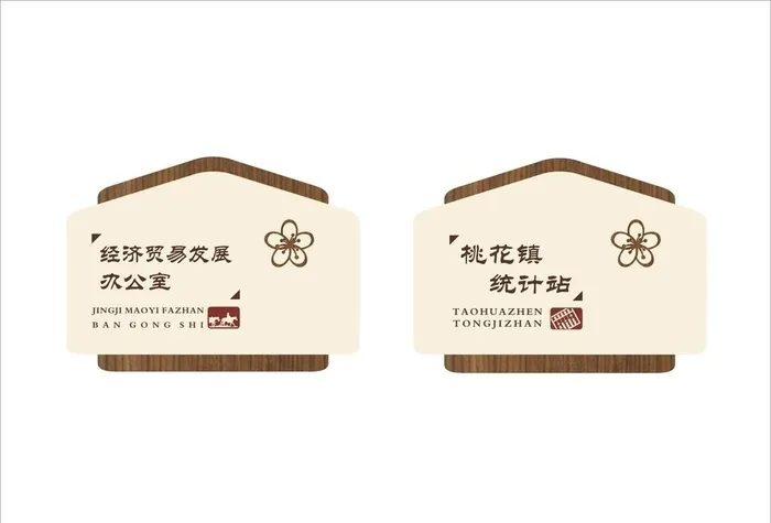 古风 科室牌图片cdr矢量模版下载