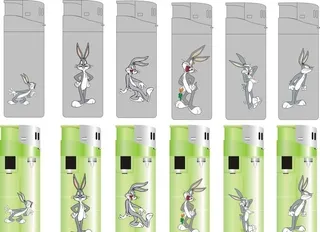 打火机兔八哥图片