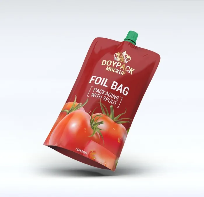 袋装饮料包装样机图片(2500x2500)psd模版下载