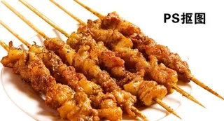 烤羊肉串图片