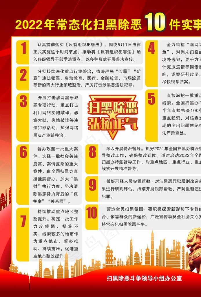 常态化扫黑除恶10件实事图片