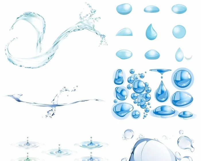 水滴图片cdr矢量模版下载