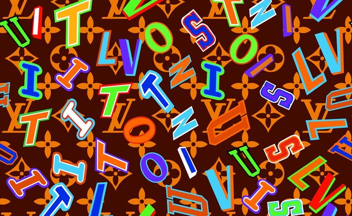 lv 大牌图片 字母