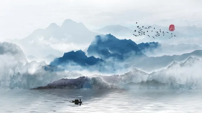 水墨画图片(9071x5669)psd模版下载