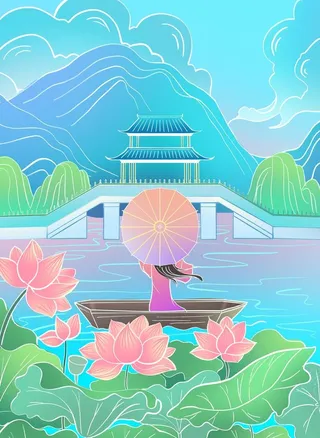 夏天背景  图片