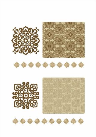 矢量传统底纹复古花纹图片