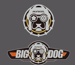 大狗专属车标图片