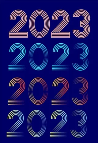 2023字体图片