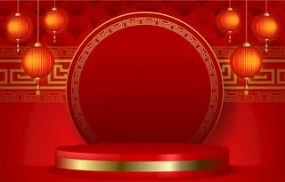 电商产品展台背景图片