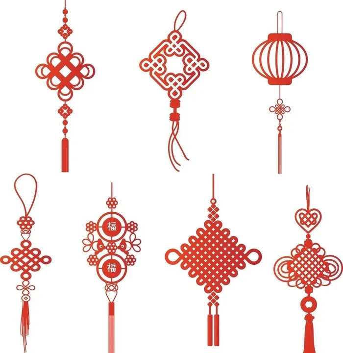 中国结图片cdr矢量模版下载