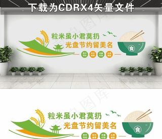 食堂文化墙图片