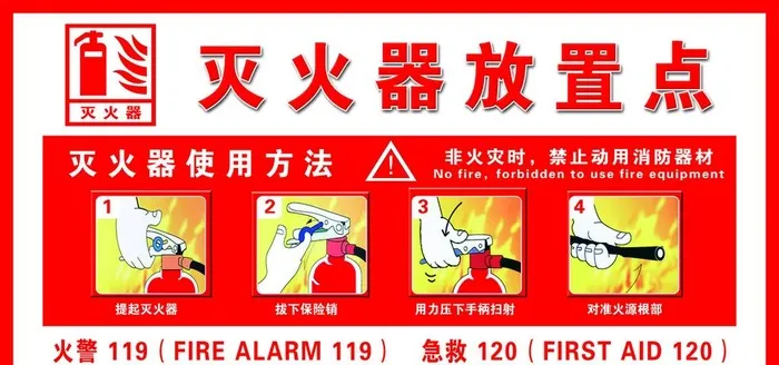 灭火器图片(4724x2362)psd模版下载