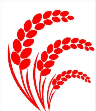 水稻矢量图图片