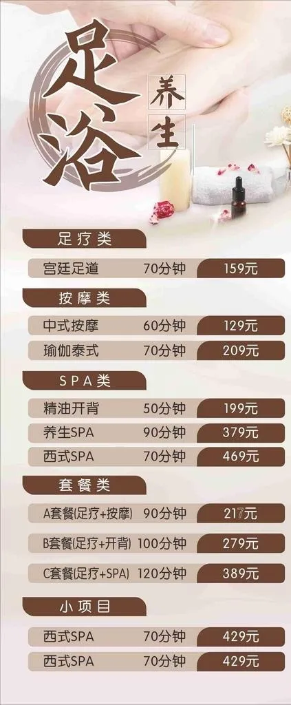 足浴图片cdr矢量模版下载