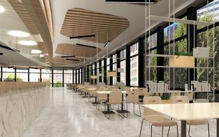 大学餐厅设计图图片