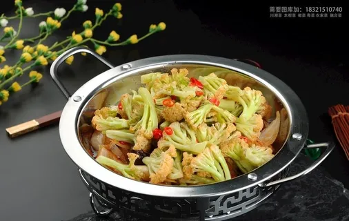 干锅有机花菜图片