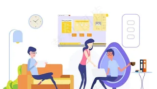 商业办公科技智能插画矢量素材图片