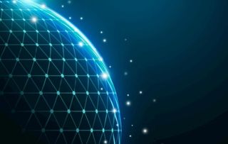 科技球体背景图片