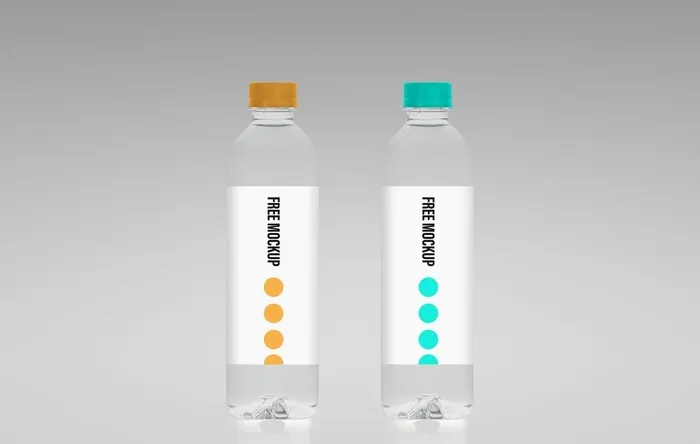 水瓶矿泉水样机应用替换图片(4500x3000)psd模版下载