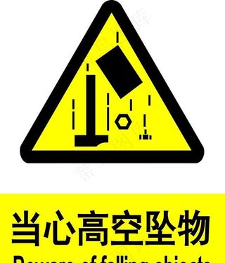 当心高空坠物 图片