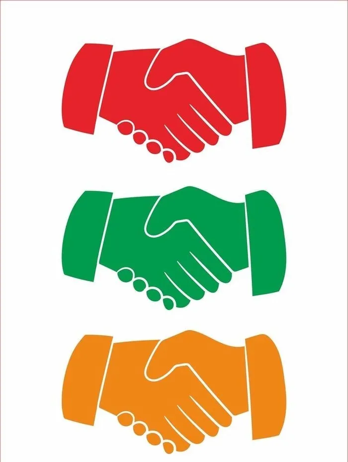 握手双赢图片