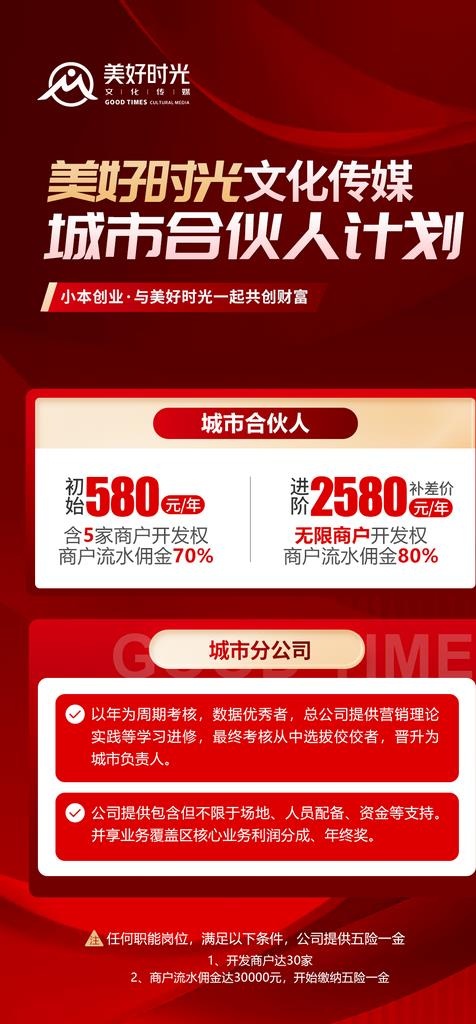 项目招商海报图片(760x1594)psd模版下载