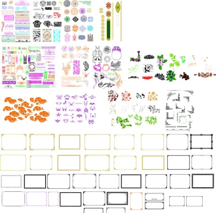 底纹  花纹 边框图片