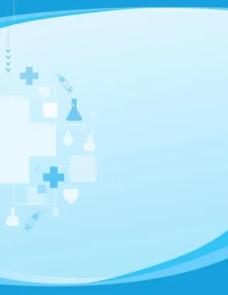 蓝色医院医疗西药海报背景图片