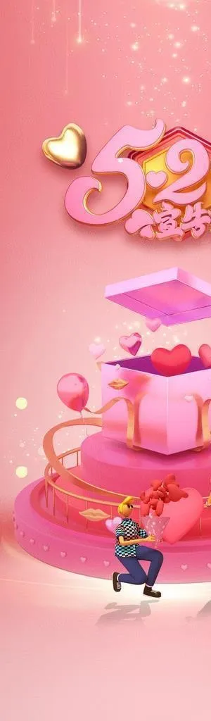 情人节图片(1461x3118)psd模版下载