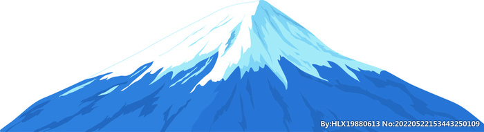 雪山矢量图图片