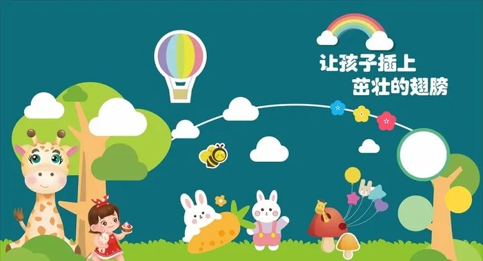 原创儿童之家文化墙设计图片cdr矢量模版下载