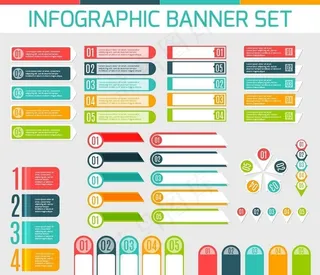 商务信息图表图片