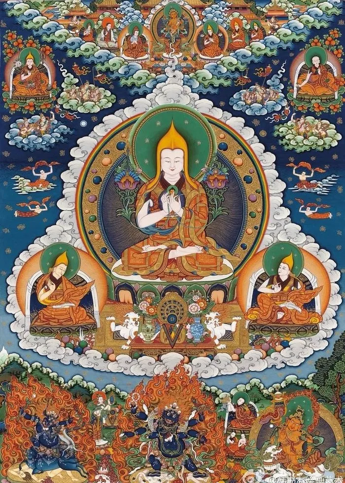 宗喀巴大师图片