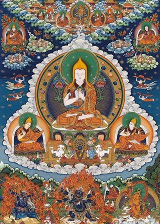 宗喀巴大师图片