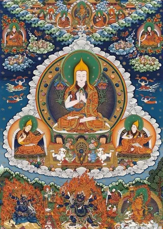 宗喀巴大师图片