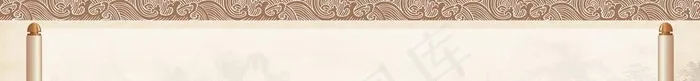 古风卷轴背景图片(7873x2288)psd模版下载