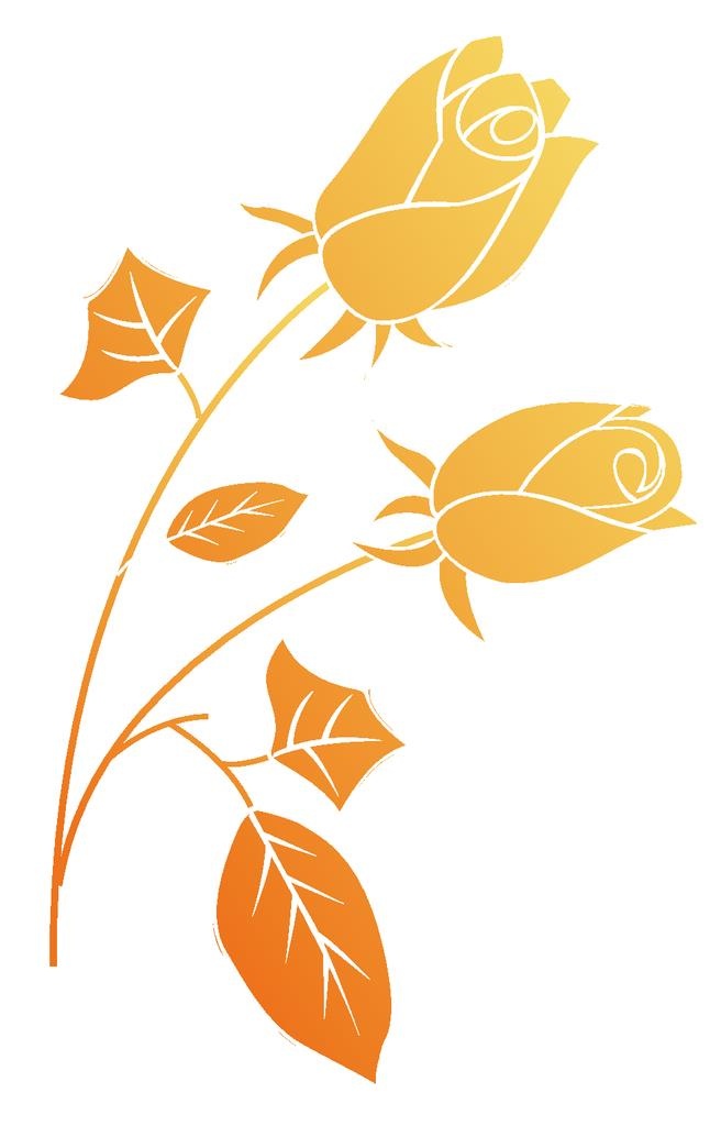 玫瑰花矢量素材图片