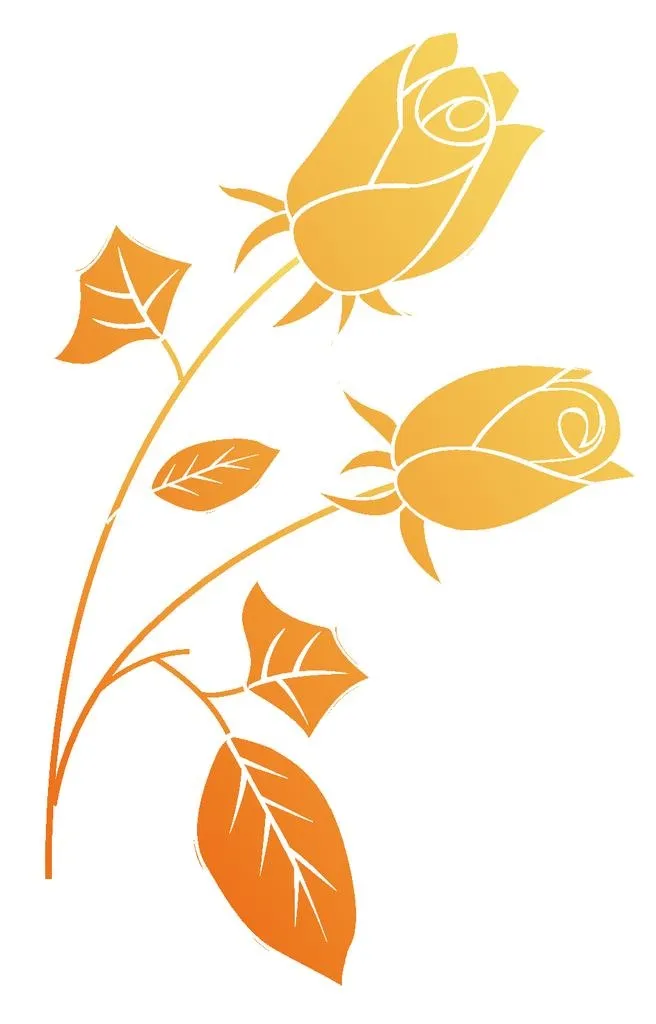 玫瑰花矢量素材图片ai矢量模版下载