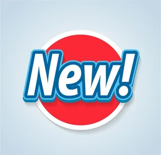 圆形NEW新品标签矢量素材图片