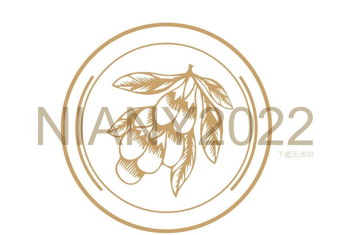 枸杞植物线条图案AI矢量素材图片ai矢量模版下载