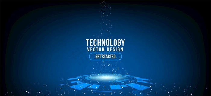 ai矢量科技感圆环背景图片ai矢量模版下载